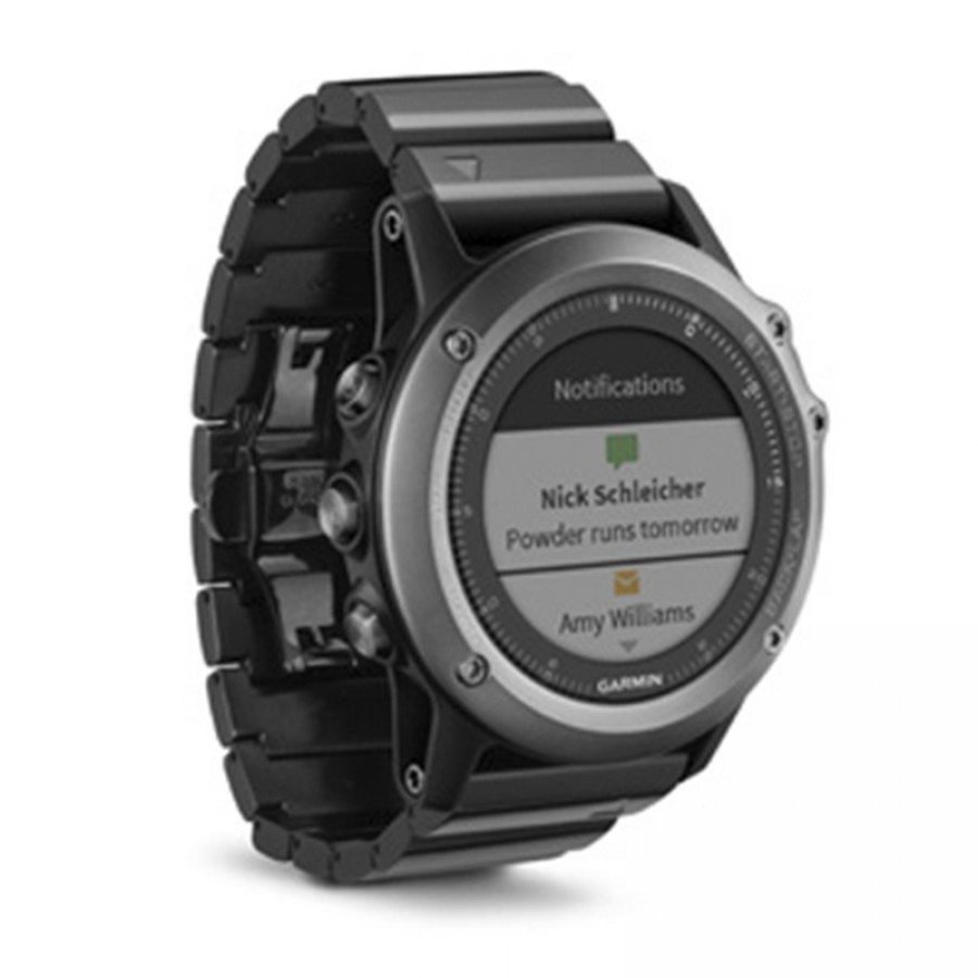 Garmin Умные мультиспортивные часы FENIX® 3 Sapphire, черный силиконовый браслет Garmin Умные мультиспортивные часы FENIX® 3 Sapphire, черный силиконовый браслет