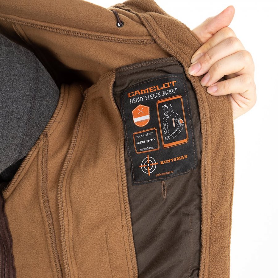 Куртка демисезонная Камелот цвет Коричневый ткань Polarfleece Куртка демисезонная Камелот цвет Коричневый ткань Polarfleece