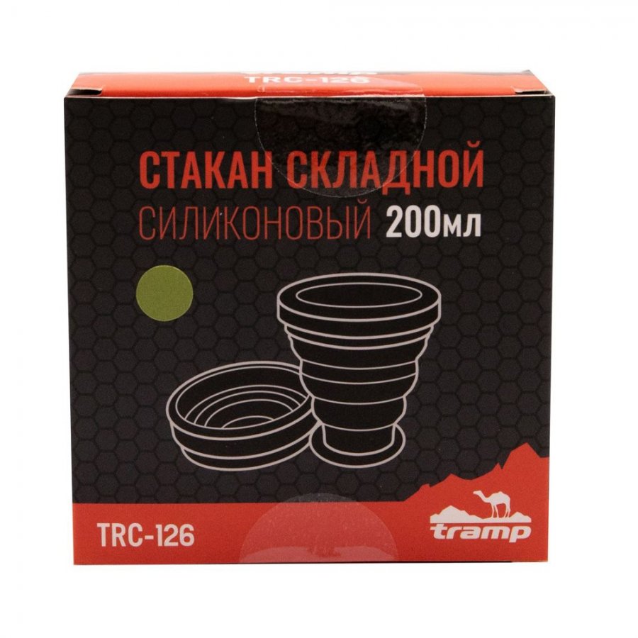 Tramp стакан силиконовый 200мл. Tramp стакан силиконовый 200мл.