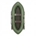 Лодка гребная Лоцман Турист 280 ВНД (Зеленый)