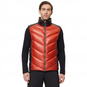 Изображение Жилет пуховый Bask Meru Vest V2 (оранжевый/черный)