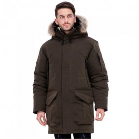 Изображение Мужская парка Bask Alkor -25С (коричневый) размер 46