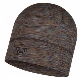 Изображение Buff шапка Lightweight Merino Wool Hat Fossil Multi Stripes