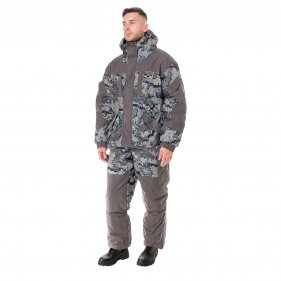 Изображение Huntsman Костюм зимний нешуршащий Ангара ткань Алова -30°С (аллигатор/хаки)