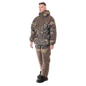 Изображение Huntsman Костюм зимний нешуршащий Ангара ткань Алова -30°С (эфа/хаки)