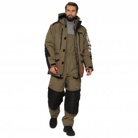 Изображение Костюм зимний Siberia цвет Хаки/Черный  ткань Breathable