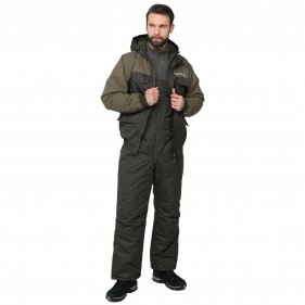 Изображение Костюм демисезонный Таймень цвет Хаки ткань Breathable