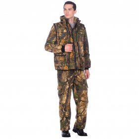 Изображение Huntsman Костюм летний Тайга-3 ткань Смесовая (светлый лес)