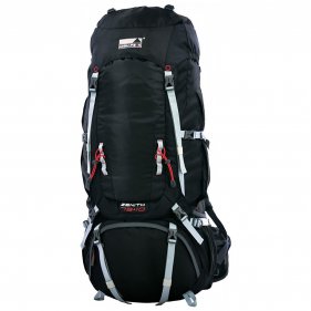 Изображение High Peak рюкзак туристический Zenith 75+10 (чёрный)