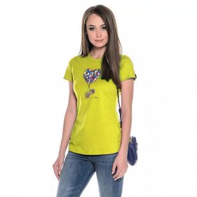 Изображение Dare2b женская футболка Balloon Ride (жёлтый)