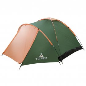 Изображение Totem однослойная палатка с тамбуром Summer 4 Plus (V2) (зелёный)