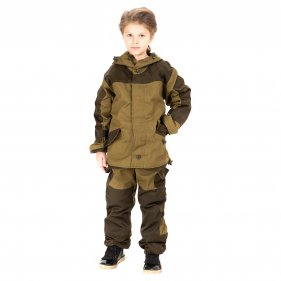 Изображение Huntsman Костюм демисезонный Детский Горка-3 ткань Палатка/Грета -5°С (хаки)