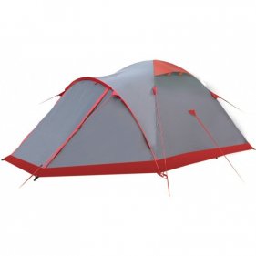 Изображение Tramp палатка экспедиционная Mountain 4 V2 (серый)