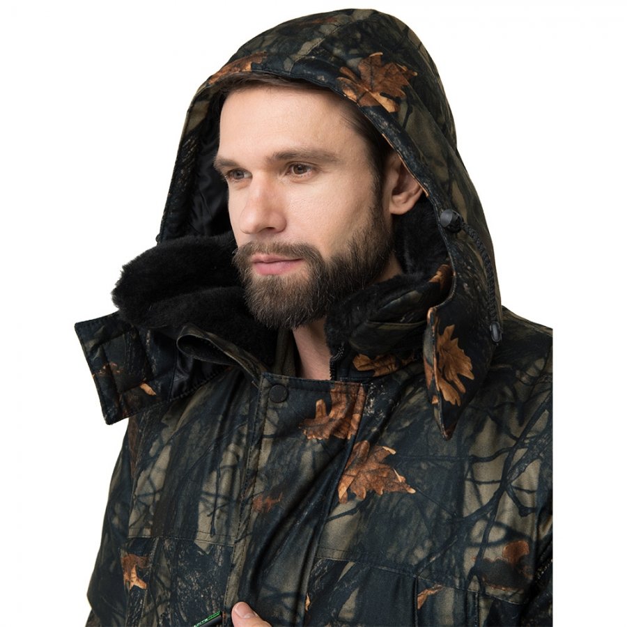 Костюм зимний Huntsman Памир -45°С ткань Alova (тёмный лес)