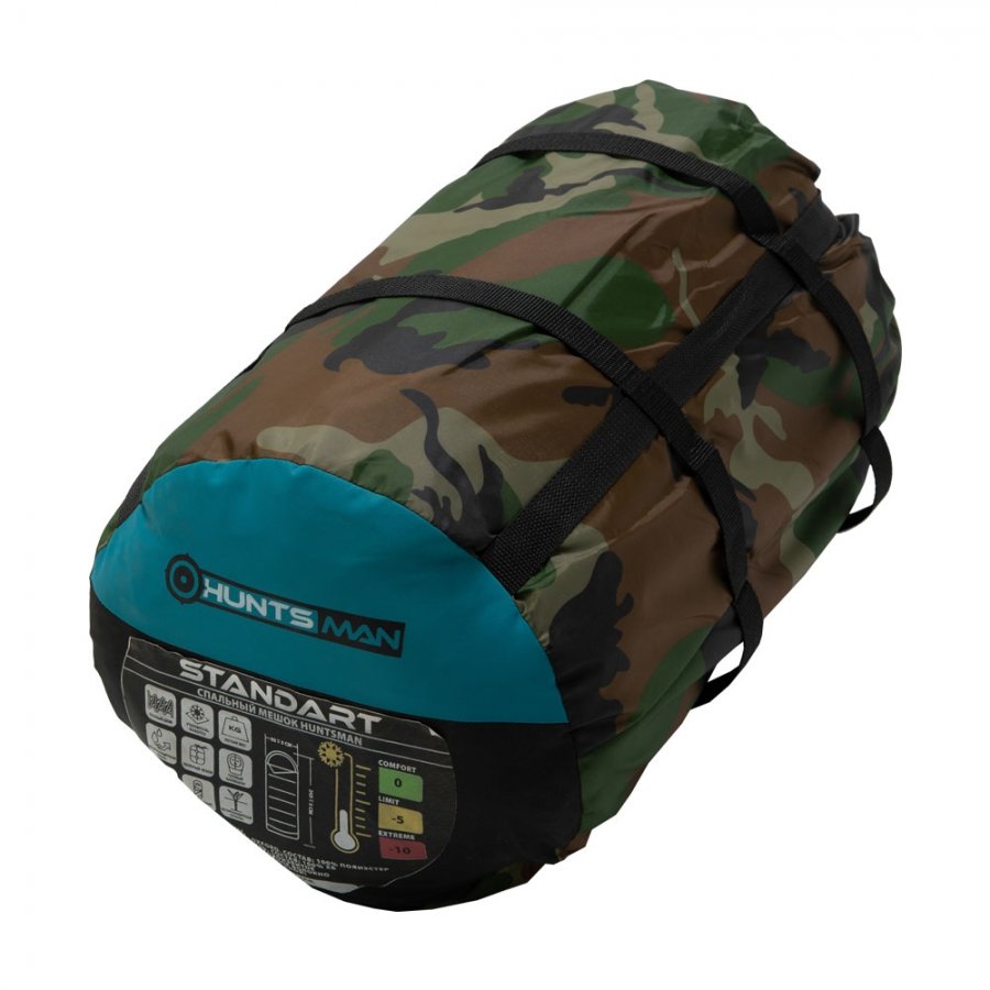 Huntsman Мешок спальный Standart ткань Оксфорд -15 (КМФ ...
