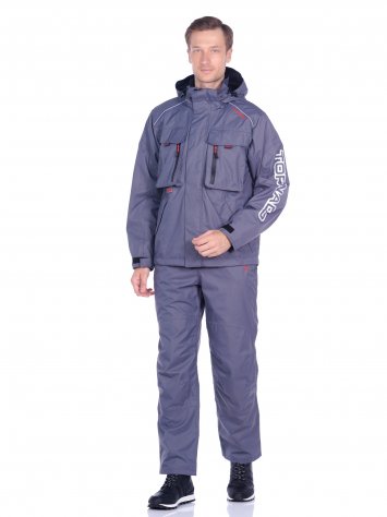 Костюм демисезонный Huntsman Торнадо 0°С  ткань Breathable (серый)