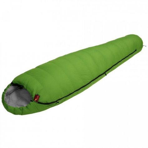 Спальник кокон пуховый Bask Trekking 600+Fp M V2 -19 (зелёный/тёмно-серый)