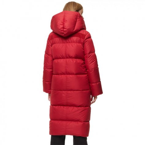 Пальто женское пуховое Bask Leda -25С (рубиновый)
