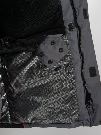 Костюм зимний Siberia LUX ткань Breathable (Серый/Черный)
