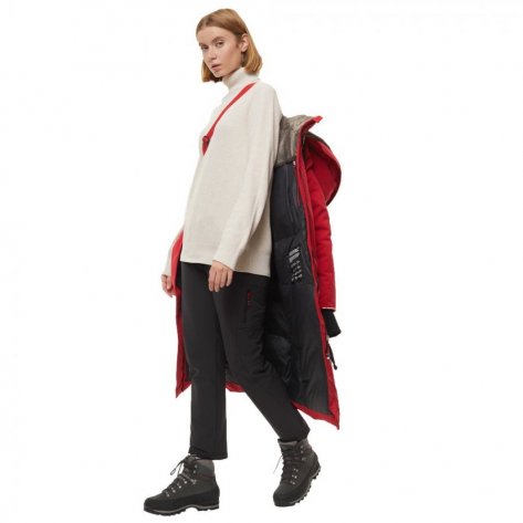 Пальто женское пуховое Bask Hatanga V4 -27С (красный)