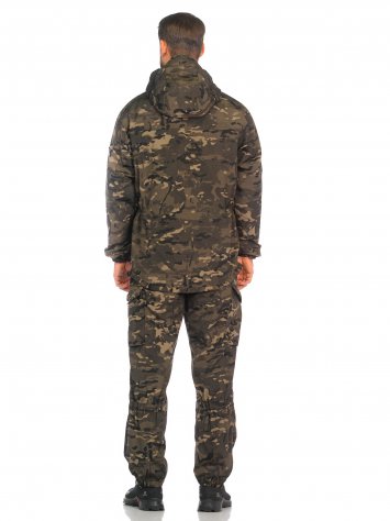 Костюм демисезонный Huntsman  Горка-3 -5°С ткань Смесовая Рип-Стоп (мультикам black) 