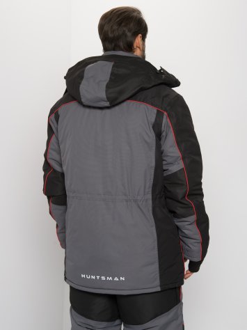 Костюм зимний Siberia LUX ткань Breathable (Серый/Черный)