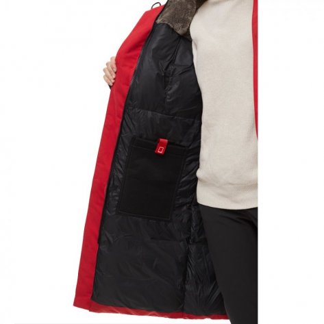 Пальто женское пуховое Bask Hatanga V4 -27С (красный)