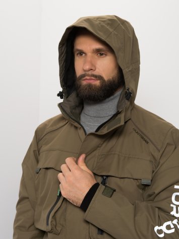 Костюм демисезонный Huntsman Торнадо 0°С  ткань Breathable (хаки)