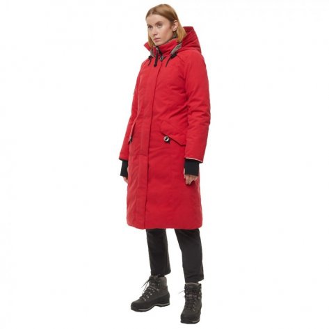Пальто женское пуховое Bask Hatanga V4 -27С (красный)