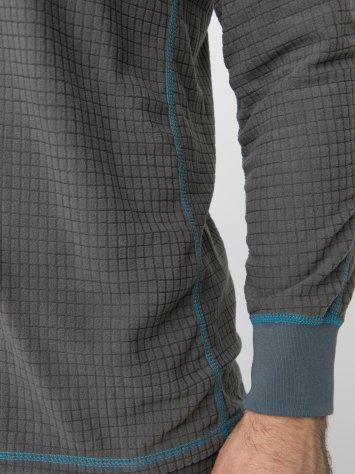 Huntsman комплект термобелья Thermoline ZIP ткань Флис Фактурный (серый)