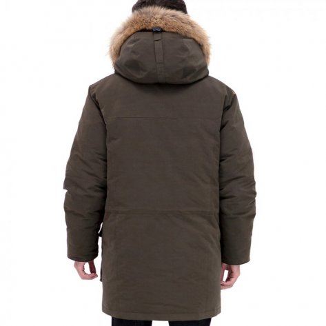 Мужская парка пуховик Bask Alkor -25С (коричневый)