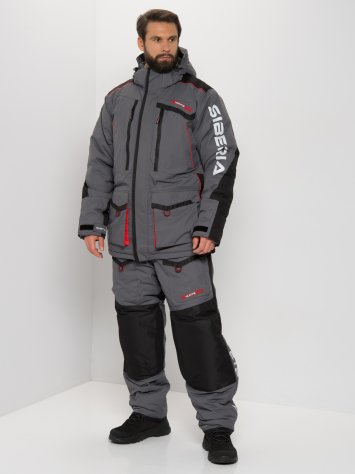 Костюм Huntsman Siberia ,тк.Breathable (cерый/черный)