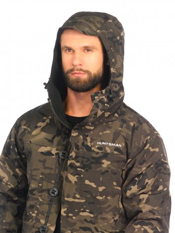 Костюм демисезонный Huntsman  Горка-3 -5°С ткань Смесовая Рип-Стоп (мультикам black) 