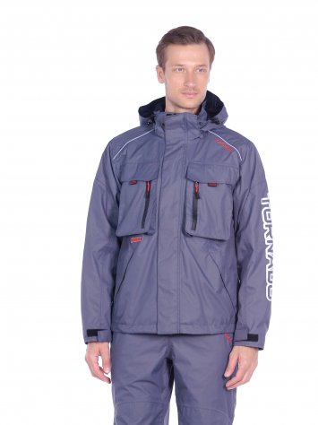 Костюм демисезонный Huntsman Торнадо 0°С  ткань Breathable (серый)