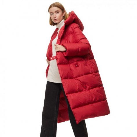 Пальто женское пуховое Bask Leda -25С (рубиновый)