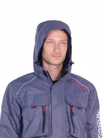 Костюм демисезонный Huntsman Торнадо 0°С  ткань Breathable (серый)