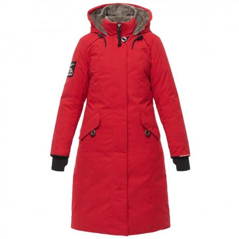 Пальто женское пуховое Bask Hatanga V4 -27С (красный)
