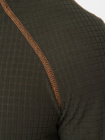 Huntsman комплект термобелья Thermoline ZIP ткань Флис Фактурный (хаки)
