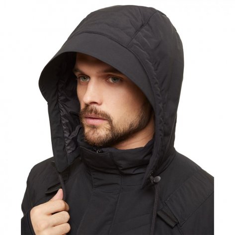 Пальто мужское утепленное Bask Roo-Egis -12С (черный) размер 50