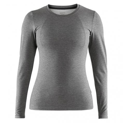 Craft рубашка женская термобельё Essential Warm (серый)