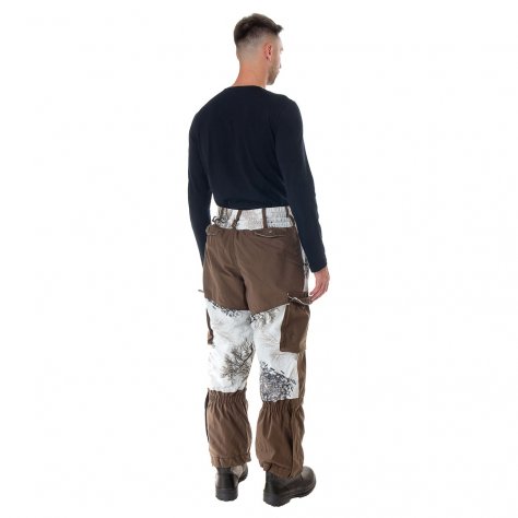 Костюм зимний Huntsman Ангара, тк.Алова (белый лес кусты/коричневый)