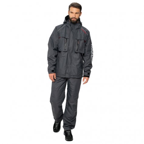 Костюм демисезонный Huntsman Торнадо 0°С  ткань Breathable (серый)