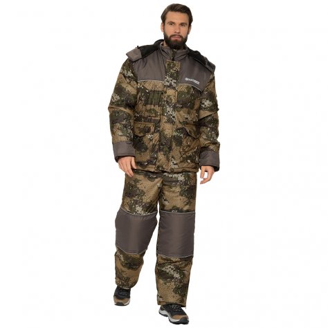 Костюм зимний для рыбалки Huntsman Альтаир ткань Alova high-tech -40°С (эфа)