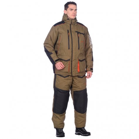 Костюм Huntsman Siberia ,тк.Breathable (хаки/черный)