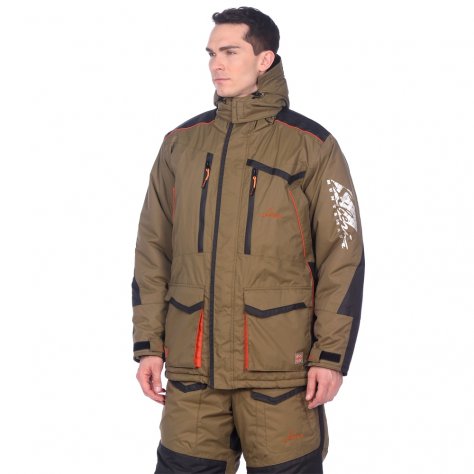 Костюм Huntsman Siberia ,тк.Breathable (хаки/черный)
