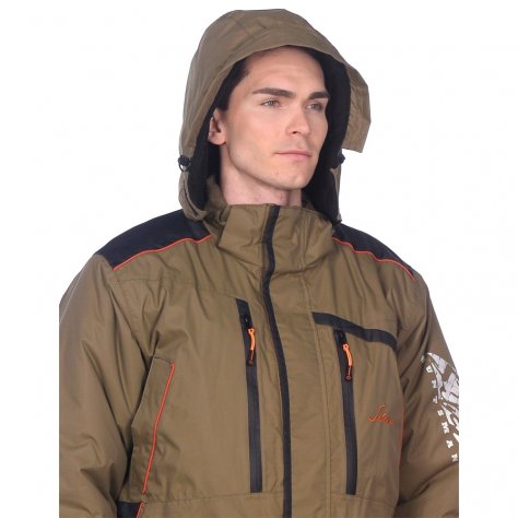 Костюм Huntsman Siberia ,тк.Breathable (хаки/черный)
