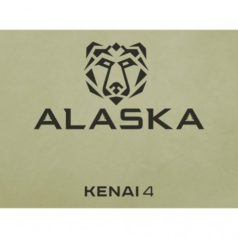 Четырёхместная палатка с большим тамбуром Alaska Kenai 4 (оливковый)