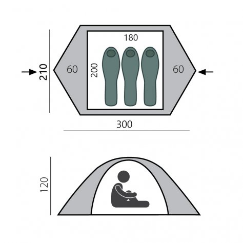 Быстросборная палатка-автомат BTrace Flex 3
