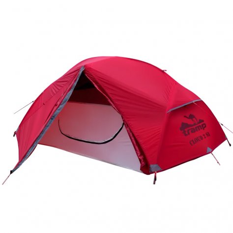 Tramp яркая лёгкая палатка Cloud 2Si (light red)