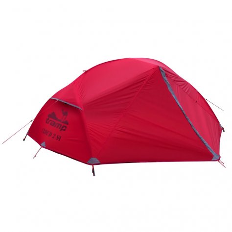 Tramp яркая лёгкая палатка Cloud 2Si (light red)